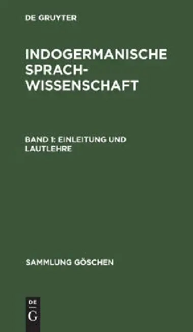 Einleitung und Lautlehre (English, Hans Krahe)