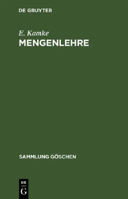 Mengenlehre (English, E. Kamke)