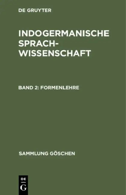 Formenlehre (English, Hans Krahe)