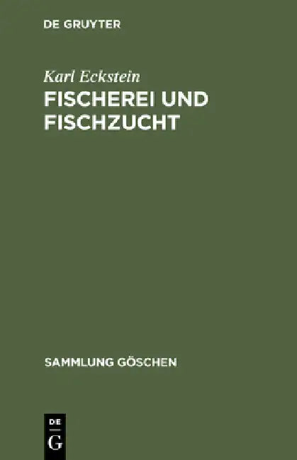 Fischerei und Fischzucht (English, Karl Eckstein)