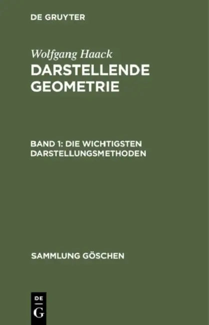 Die wichtigsten Darstellungsmethoden (English, Wolfgang Haack)