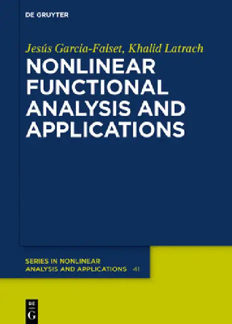 Nonlinear Functional Analysis and Applications (English, Jesús Garcia-Falset | Khalid Latrach)