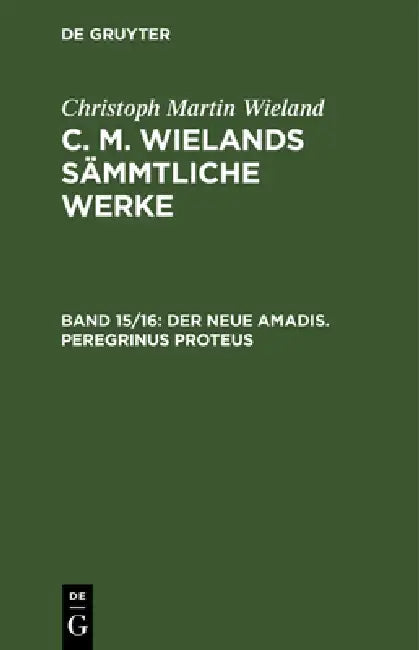 Christoph Martin Wieland (English, Christoph Martin Wieland)