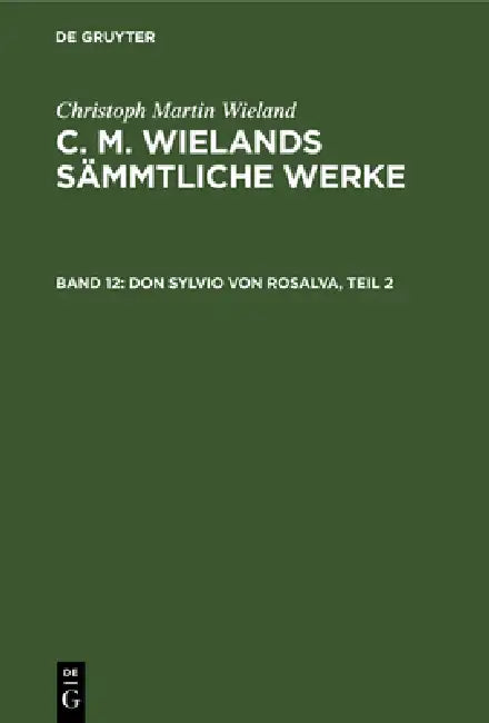 Don Sylvio Von Rosalva, Teil 2 (English, Christoph Martin Wieland)