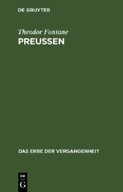 Preußen (English, Theodor Fontane)