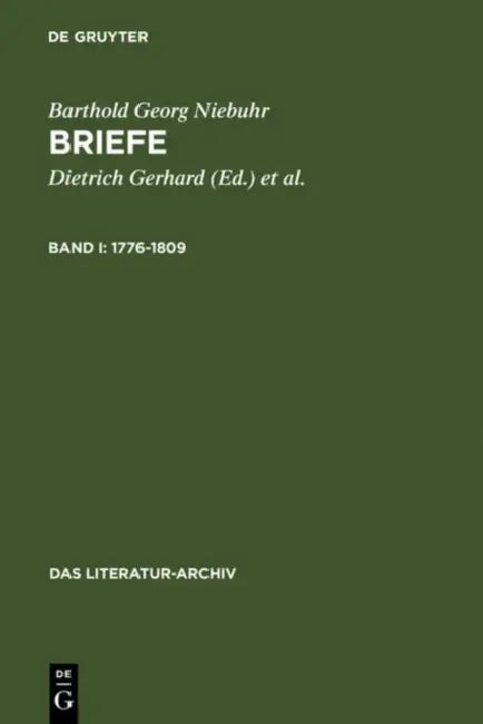 1776-1809 (English, Dietrich Gerhard | William Norvin | Barthold Georg Niebuhr)