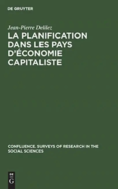 La planification dans les pays d'économie capitaliste (English, Jean-Pierre Delilez)