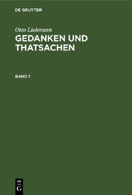 Otto Liebmann (English, Otto Liebmann)