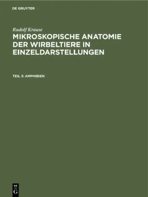 Amphibien (English, Rudolf Krause)