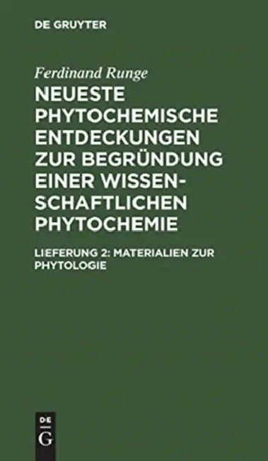 Materialien Zur Phytologie (English, Ferdinand Runge)