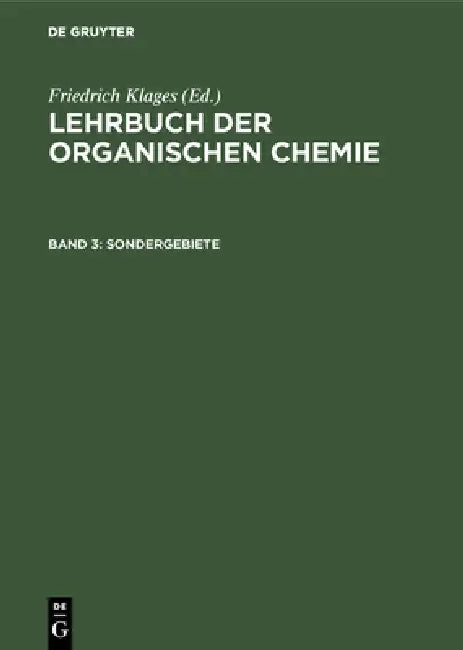 Sondergebiete (English, Friedrich Klages)