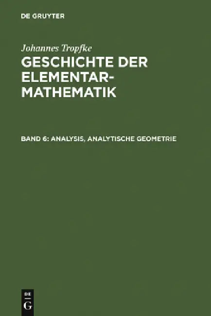 Analysis, analytische Geometrie (English, Kurt Vogel | Karin Reich | Helmuth Gericke)