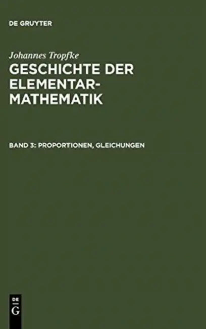 Proportionen, Gleichungen (English, Kurt Vogel | Karin Reich | Helmuth Gericke)