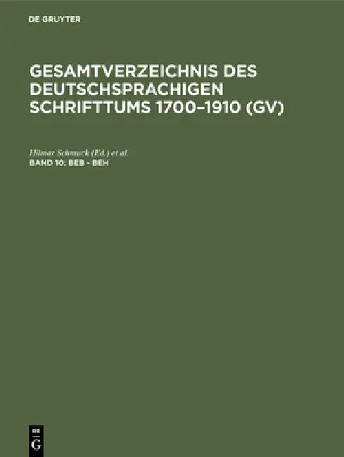 Beb - Beh (English, Hilmar Schmuck | Willi Gorzny)