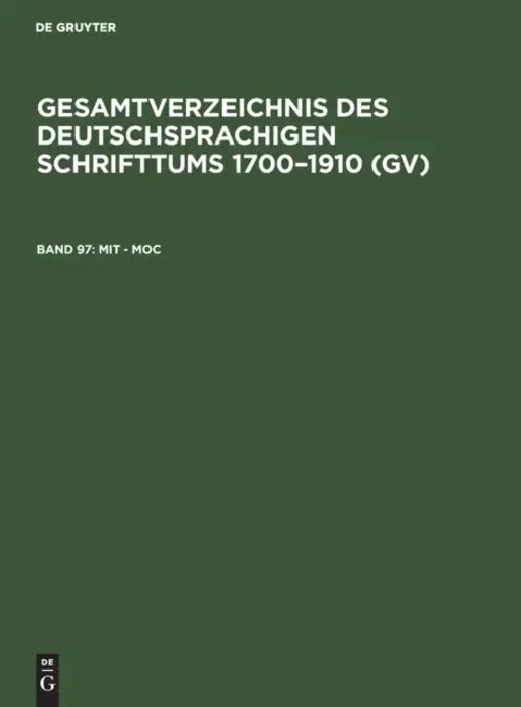 Mit - Moc (English, Hilmar Schmuck | Willi Gorzny | Peter Geils)
