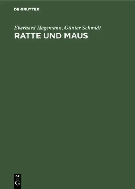 Ratte und Maus (English, Eberhard Hagemann | Günter Schmidt)