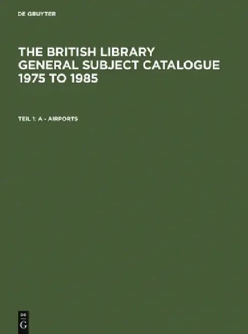 A - Airports (English, British Library)