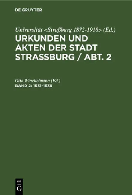 1531-1539 (English, Otto Winckelmann)