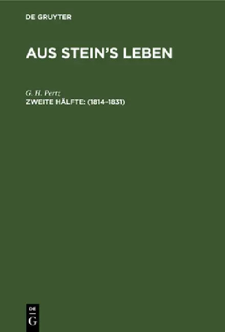 1814-1831 (English, G. H. Pertz)