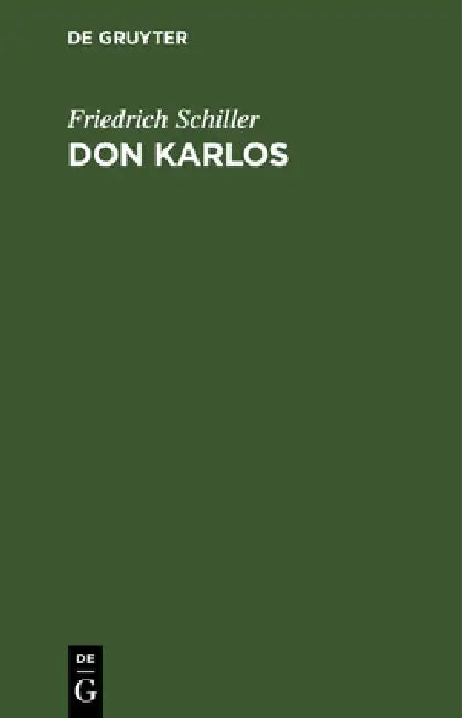 Don Karlos (English, Friedrich Schiller)