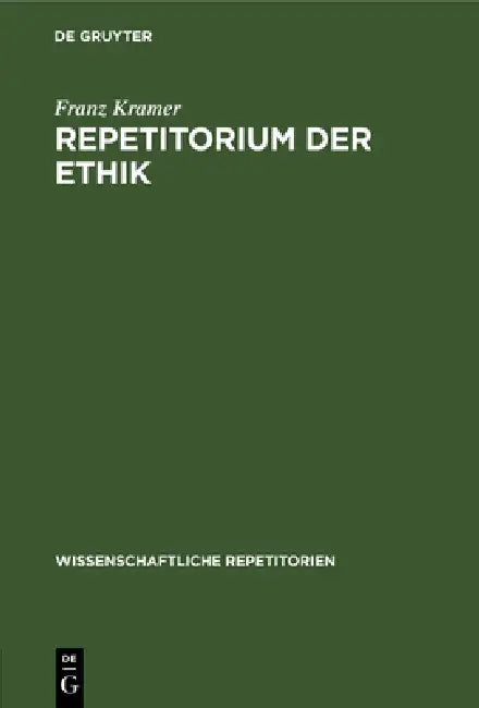 Repetitorium Der Ethik (English, Franz Kramer)