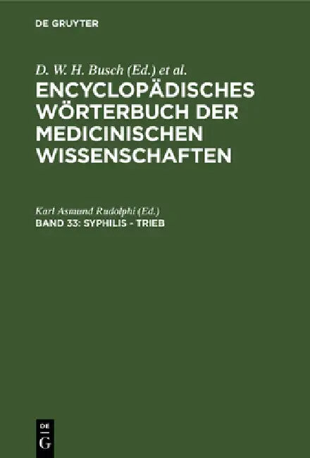 Syphilis - Trieb (English, Karl Asmund Rudolphi)