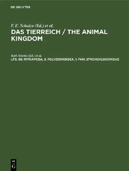Myriapoda, 3. Polydesmoidea, 1. Fam. Strongylosomidae (English, Karl Attems | Heinz Wermuth | Robert Mertens)