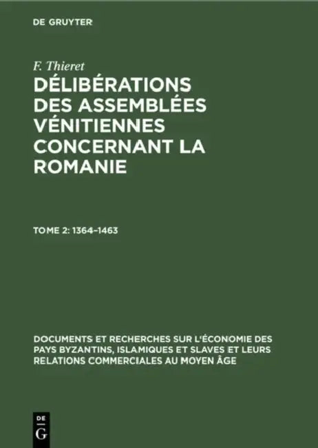 1364-1463 (English, F. Thieret)