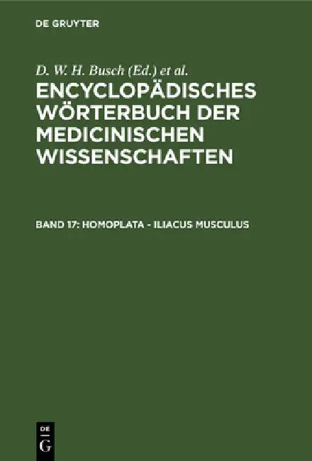 Homoplata - Iliacus musculus (English, D. W. H. Busch | Carl Ferdinand Gräfe | J. F. Diffenbach)