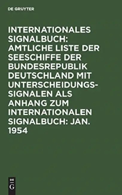 Jan. 1954 (English, Reichsamt Des Innern)