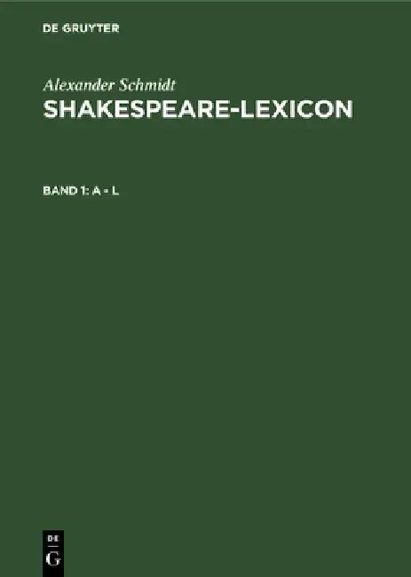 A - L (English, Gregor Sarrazin | Alexander Schmidt)