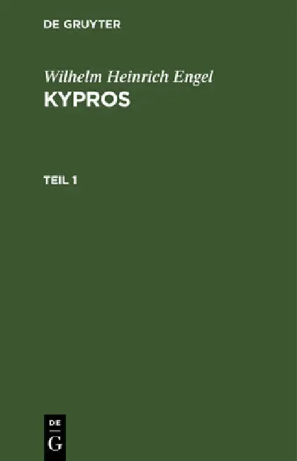 Kypros (English, Wilhelm Heinrich Engel)