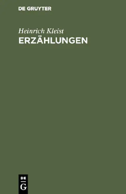 Erzählungen (English, Heinrich Kleist)