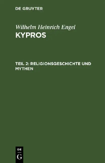 Religionsgeschichte Und Mythen (English, Wilhelm Heinrich Engel)