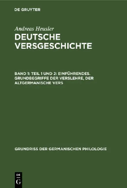 Teil 1 Und 2 (English, Andreas Heusler)