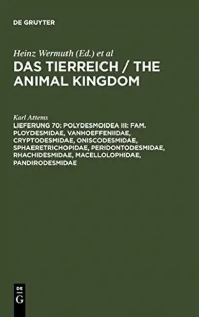Polydesmoidea III (English, Karl Attems)