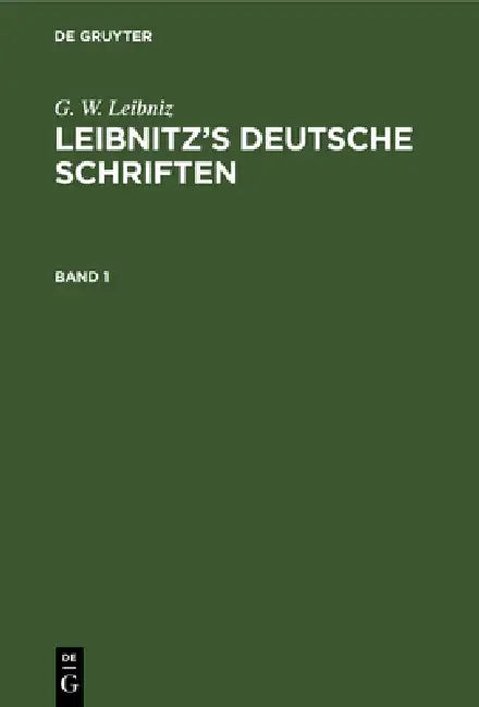 G. W. Leibniz (English, G. E. Guhrauer | G. W. Leibniz)