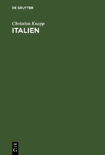 Italien (English, Christian Knapp)