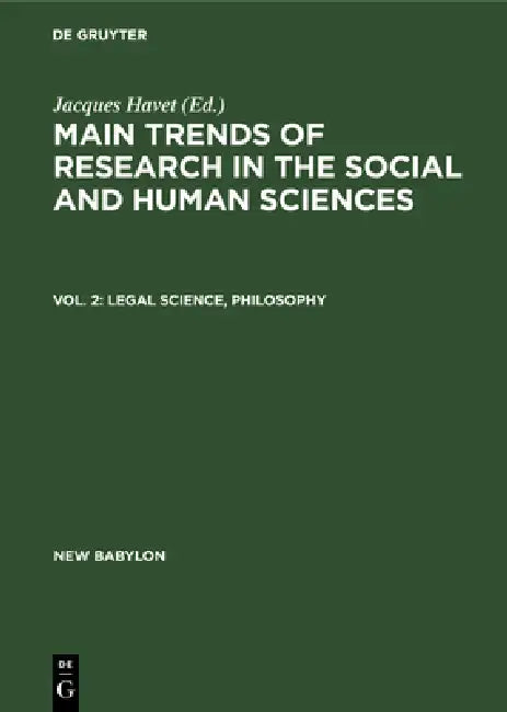 Legal Science, Philosophy (English, Jacques Havet)
