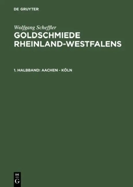 Aachen - Köln (English, Wolfgang Scheffler)