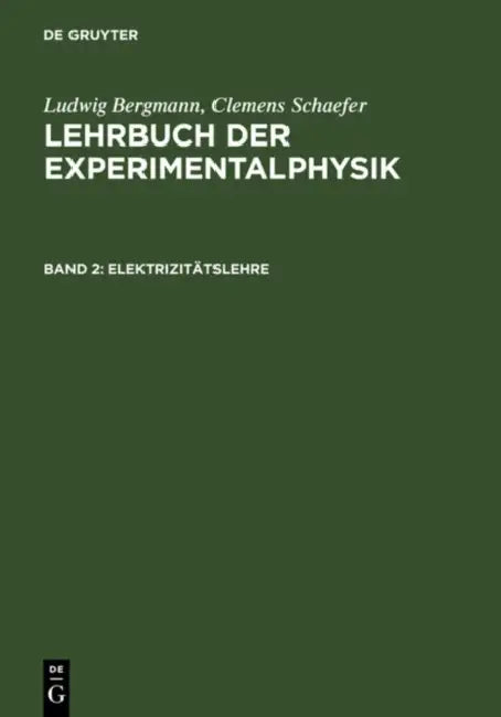 Elektrizitätslehre (English, Ludwig Bergmann | Clemens Schaefer)