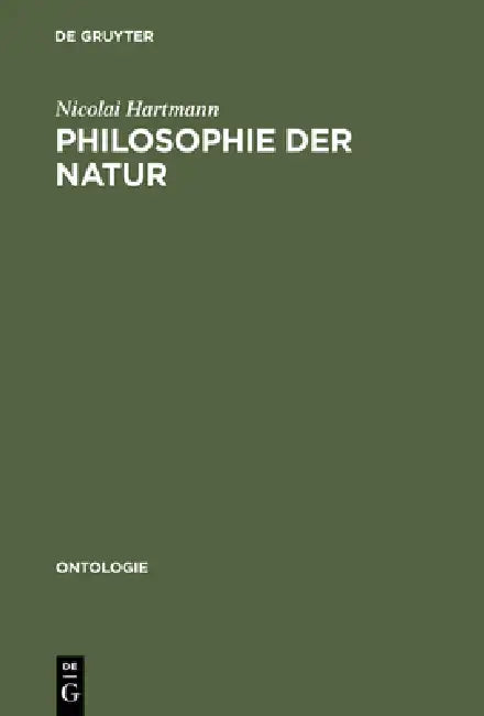 Philosophie der Natur (English, Nicolai Hartmann)