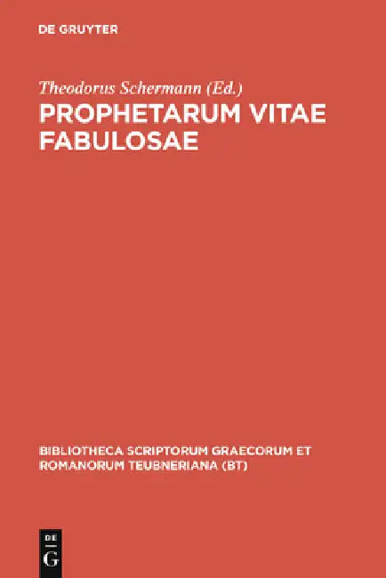 Prophetarum Vitae Fabulosae (English, Theodorus Schermann)