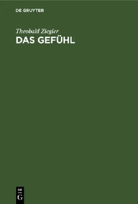 Das Gefühl (English, Theobald Ziegler)