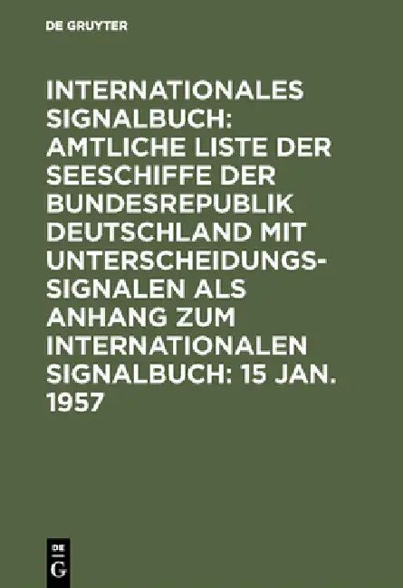 15 Jan. 1957 (English, Reichsamt Des Innern)