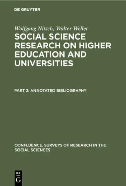 Annotated Bibliography (English, Wolfgang Nitsch | Walter Weller)