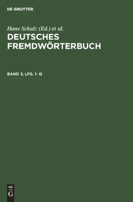 Q (English, Hans Schulz | Otto Basler)