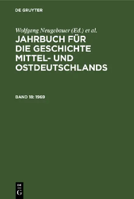 1969 (English, Historische Kommission | Wolfgang Neugebauer | Klaus Neitmann)
