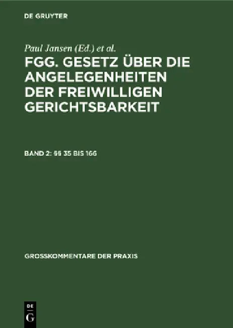 §§ 35 Bis 166 (English, Paul Jansen | Hans-Joachim Von Schuckmann | Susanne Sonnenfeld)