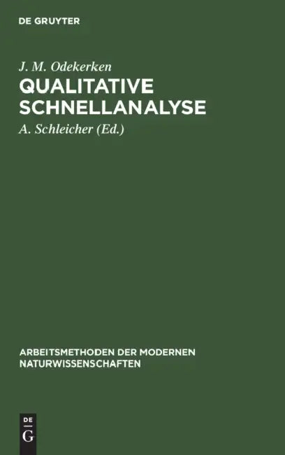 Qualitative Schnellanalyse (English, G. Charlot | D. Bezier | R. Gauguin)